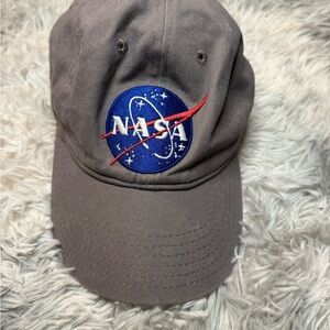 NASA Gray Baseball Cap – Adjustable Strap, Space Exploration Hat